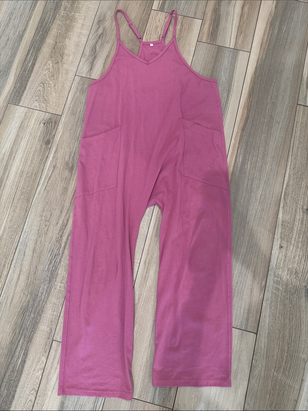 Women's Pink Sleeveless Jumpsuit